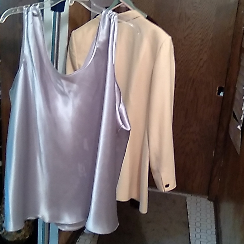 Serenade silver dress tee 4X